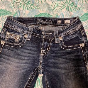 Miss me bootcut jeans size: 24